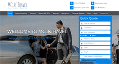 Desktop Screenshot of mclktravel.com